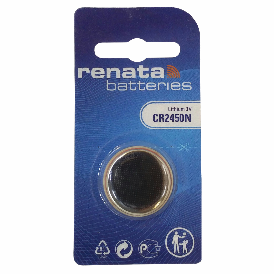 Renata CR2450N Lithium Coin Cell 3V 950mAh Battery - Pack of 1 mybattery.in - India's leading online batteries website
