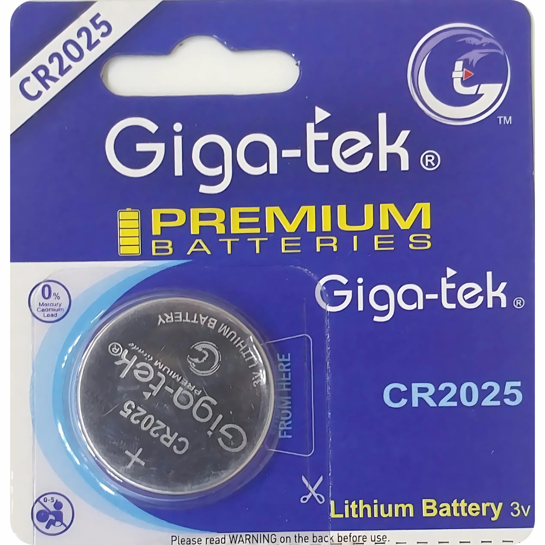 Shop Giga-tek CR2025 lithium battery for durable performance. Best price and fast delivery available.