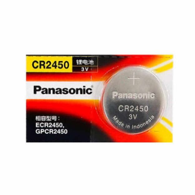 CR2450 PANASONIC - Pila: de litio, 3V; CR2450,de botón; no recargable;  Ø24,7x5mm; BAT-CR2450/P