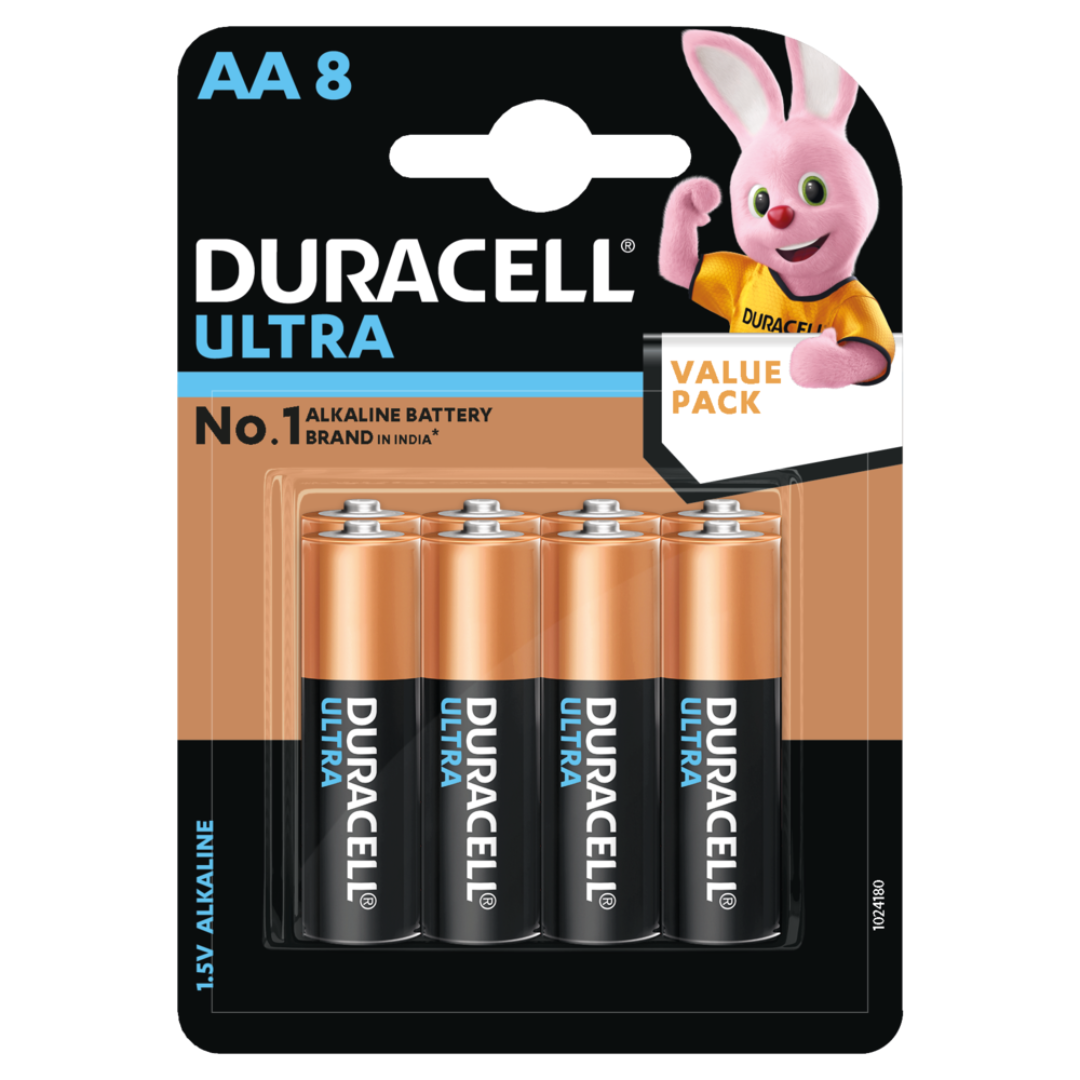 Buy Duracell Ultra AA battery for reliable power in household and professional electronics. Best online deals available.