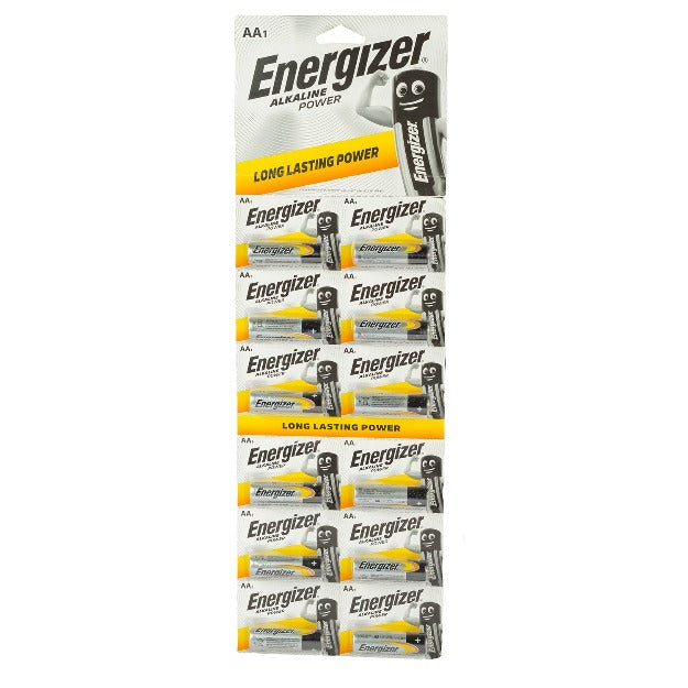 Energizer Alkaline size AA Batteries - Pack of 12