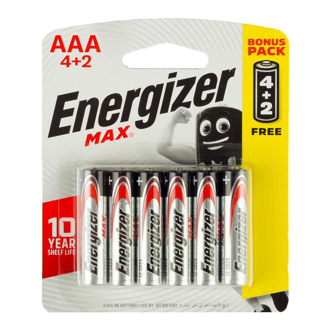 Buy Energizer Max AA batteries (pack of 4) at the lowest price. Fast shipping and secure checkout.