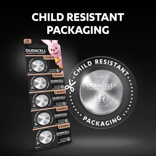 Duracell CR2016 batteries ensure long-lasting performance for remotes, medical devices, and more. Buy now with great discounts!
MyBattery.in have the best and lowest price online in India.