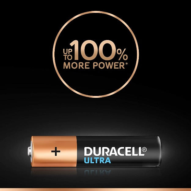 Shop Duracell AAA batteries for reliable energy in small gadgets. Best price and fast shipping available.
Buy most powerful Duracell Ultra batteries online at best price online in India.
