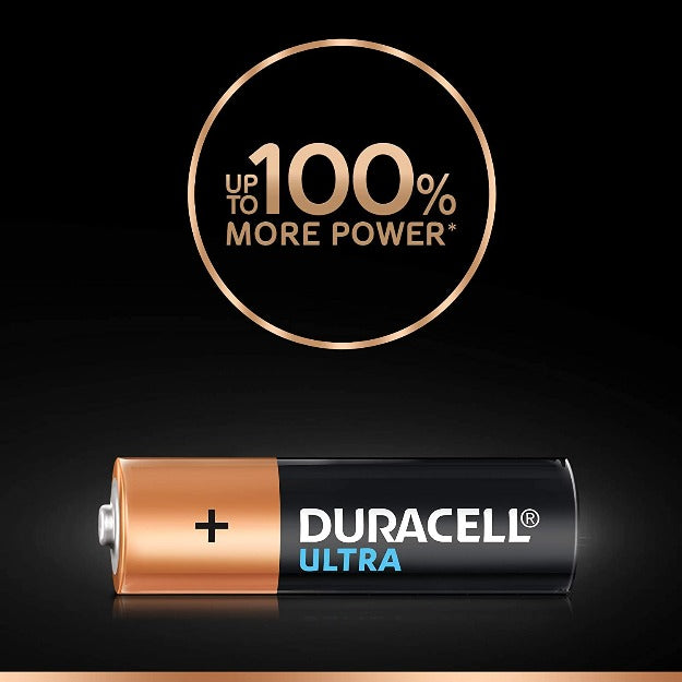 Duracell Ultra Alkaline AA battery – best for toys, remotes, and wireless devices. Buy online at the lowest price in India.
MyBattery.in is the best website to buy duracell batteries online in India at best price.
