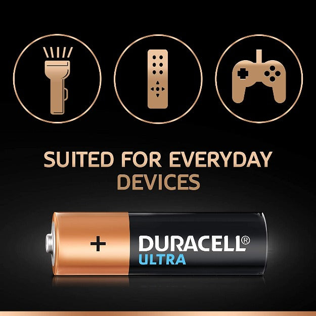 Buy Duracell Ultra AA battery for reliable power in household and professional electronics. Best online deals available.
MyBattery.in, visit the website to get best deals on general purpose batteries like Duracell. Bulk buy also available at the lowest price available in India
