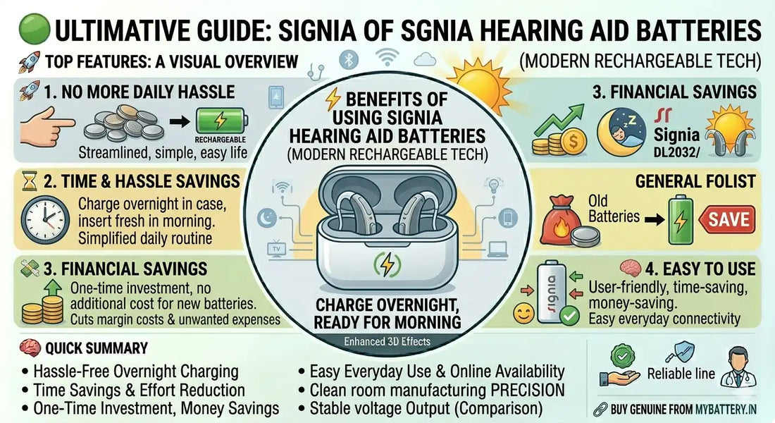 Benefits of Using Signia Hearing Aid Batteries – MYBATTERY.IN
