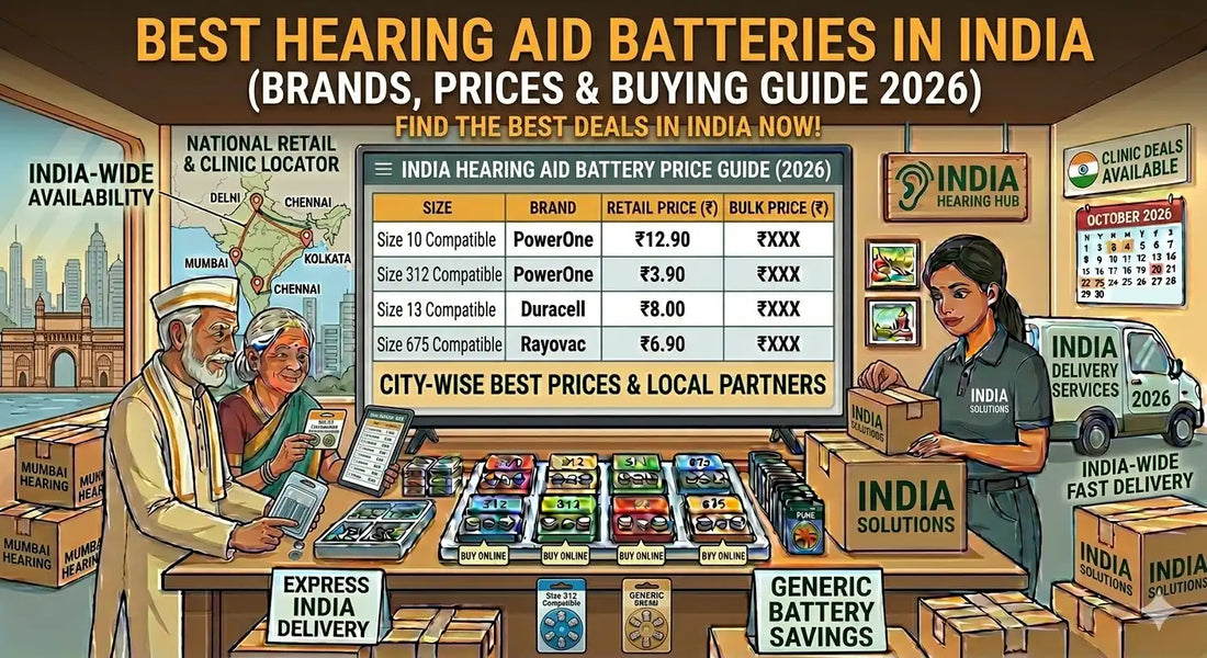 Best Hearing Aid Batteries in India (2026): Brands, Prices & Buying Guide