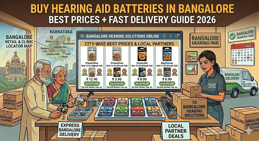Buy Hearing Aid Batteries in Bangalore (Best Prices + Fast Delivery Guide 2026)