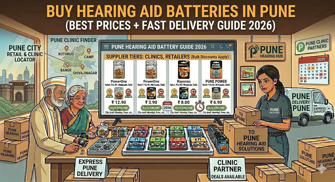 Buy Hearing Aid Batteries in Pune (Best Prices + Fast Delivery Guide 2026)