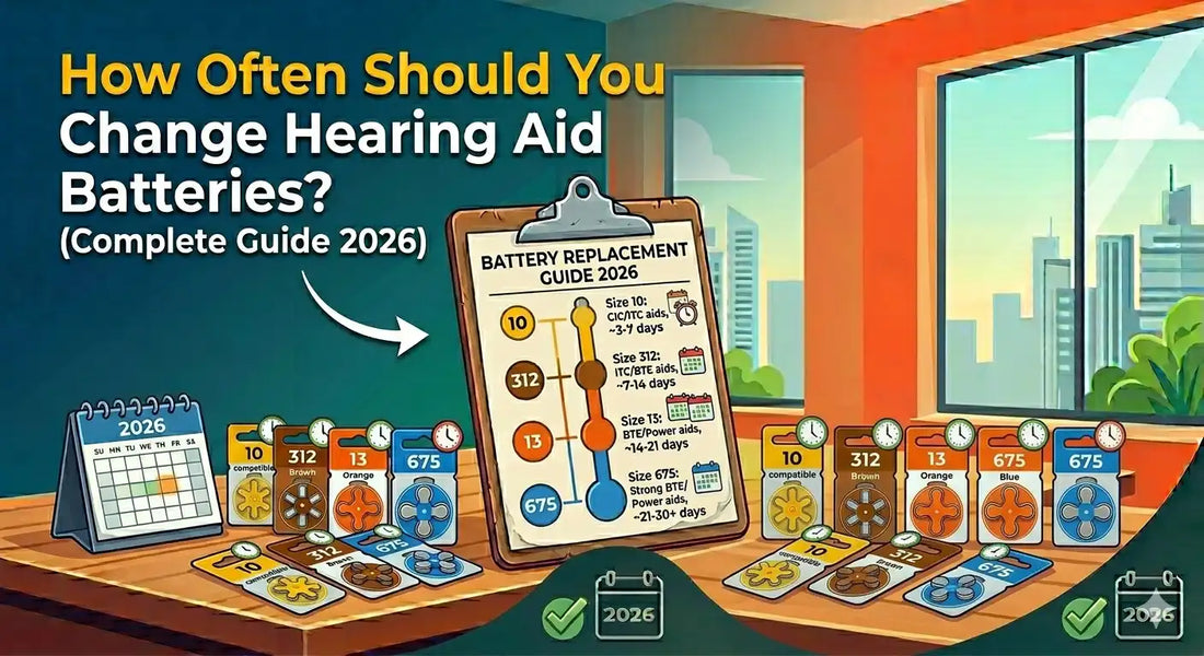 How Often Should You Change Hearing Aid Batteries? (Complete Guide 2026)