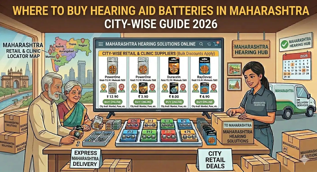 Where to Buy Hearing Aid Batteries in Maharashtra (City-Wise Guide 2026)