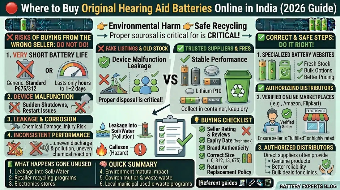 Where to Buy Original Hearing Aid Batteries Online in India (2026 Guide)