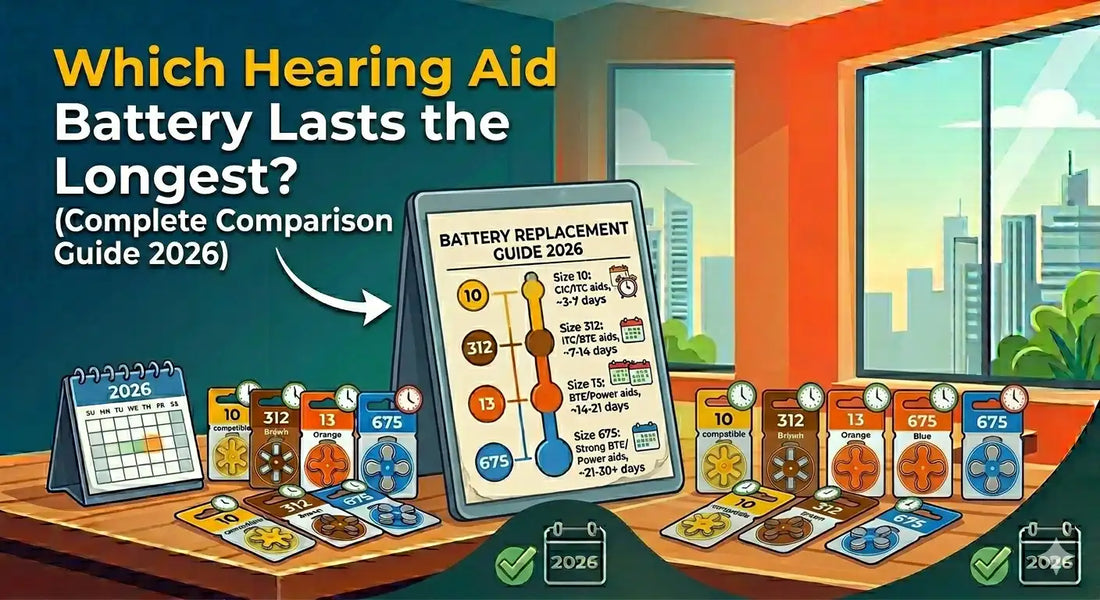 Which Hearing Aid Battery Lasts the Longest? (Complete Comparison Guide 2026)
