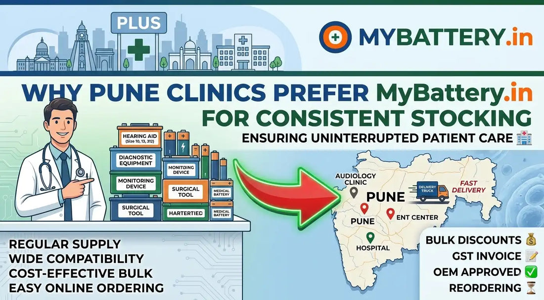 Why Clinics in Pune Prefer MyBattery for Consistent Stocking