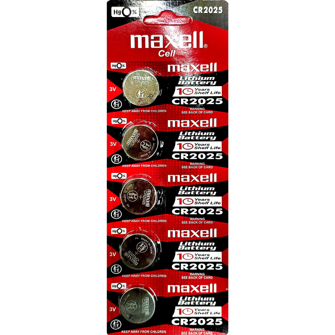 Maxell CR2025 3V Lithium Button Cell Battery BP5