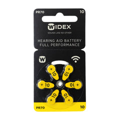 Widex Hearing Aid Batteries Size 10 | 1 Packet (6 Batteries)