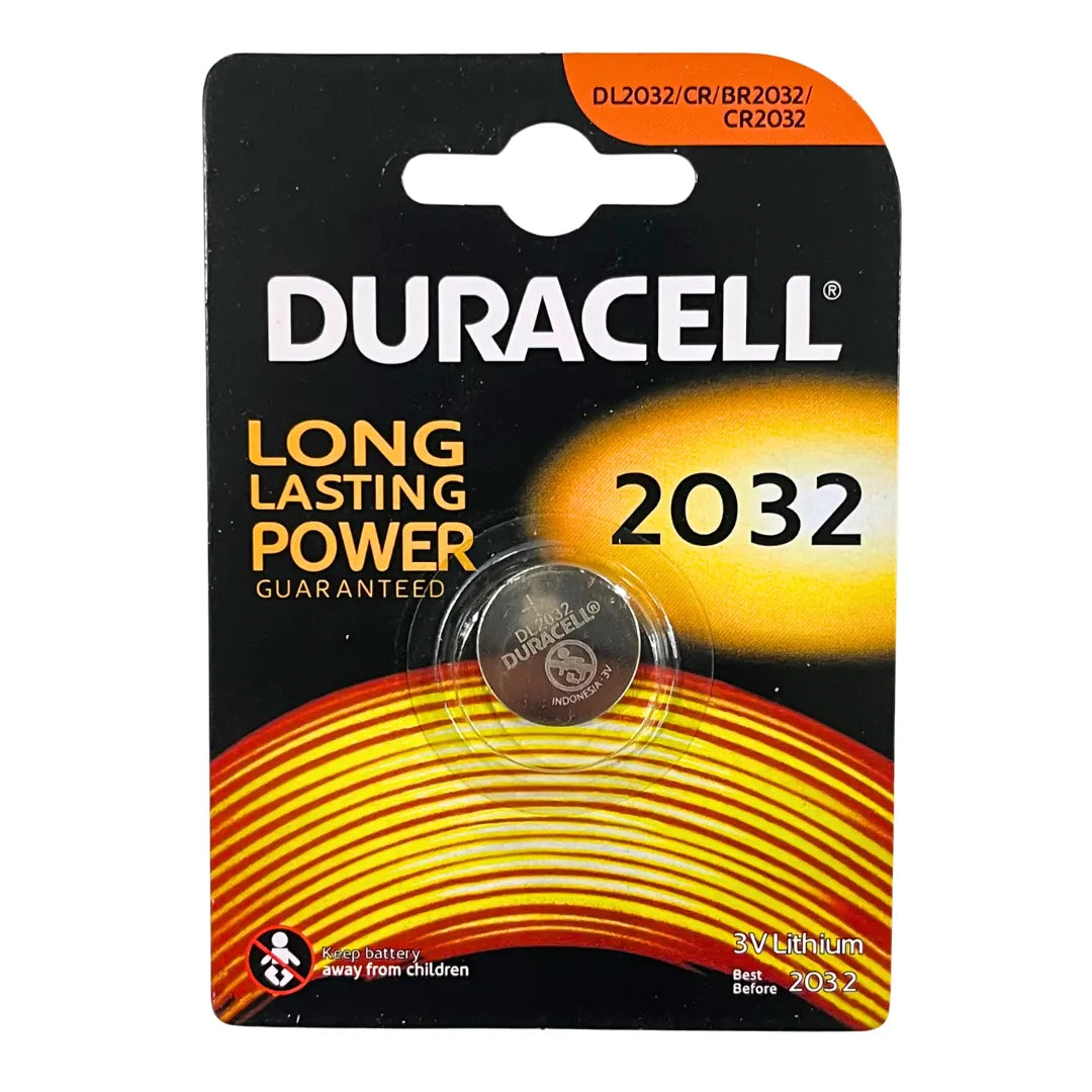 Duracell DL2032 (CR2032) Lithium Button Cell 3V Battery