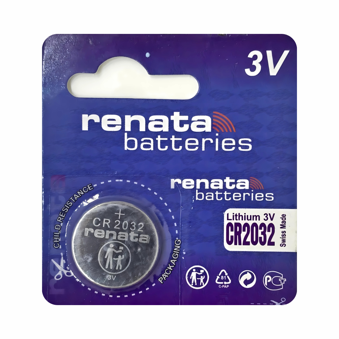 Renata CR2032 3V Lithium Button Cell Battery