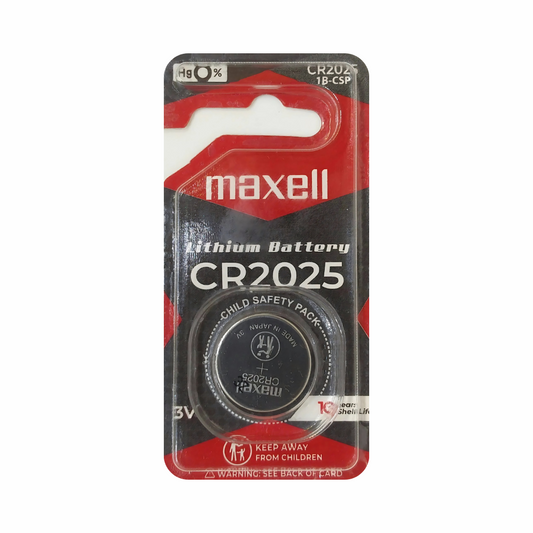 Maxell CR2025 3V Lithium Button Cell Battery