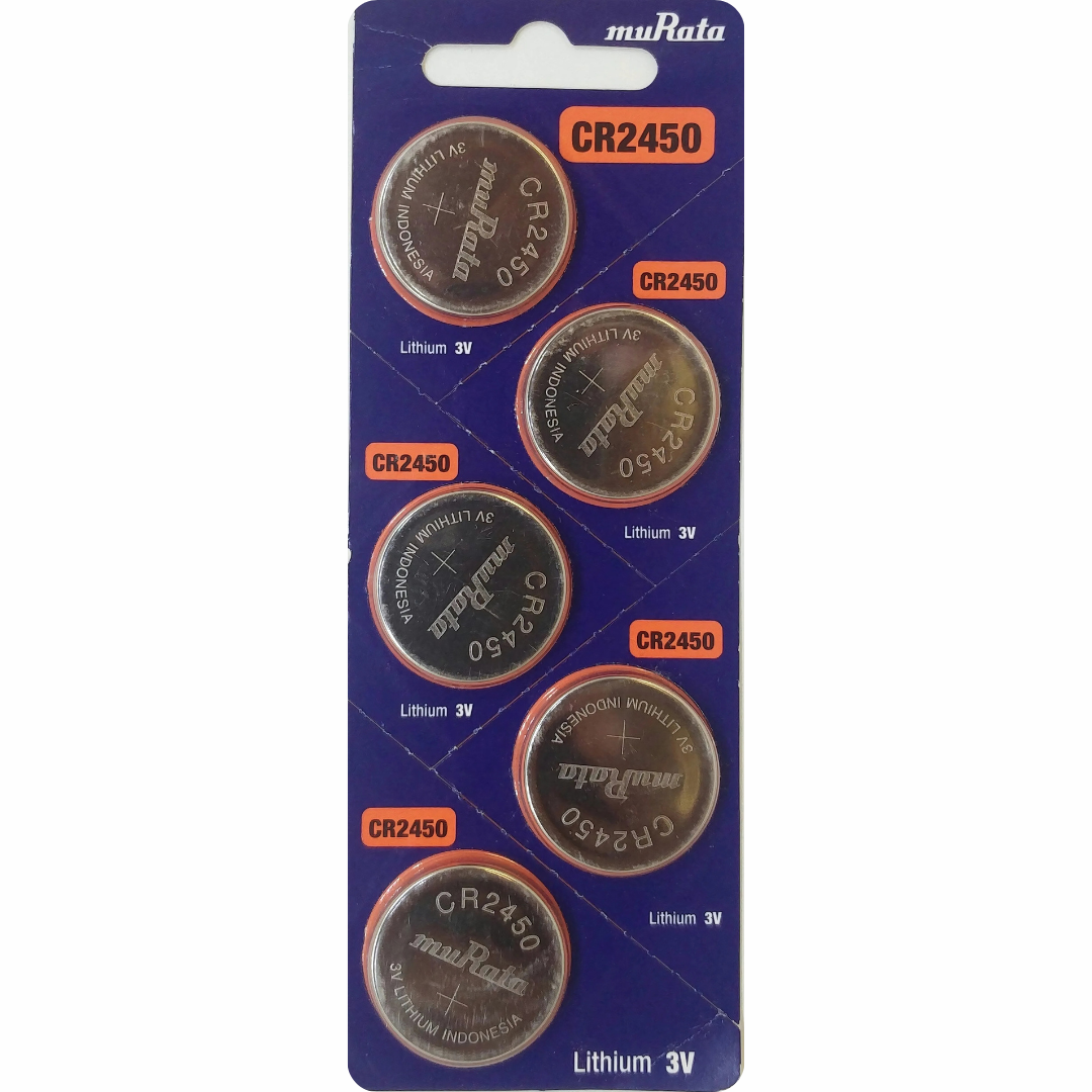 muRata CR2450 3V Lithium Coin Cell Battery