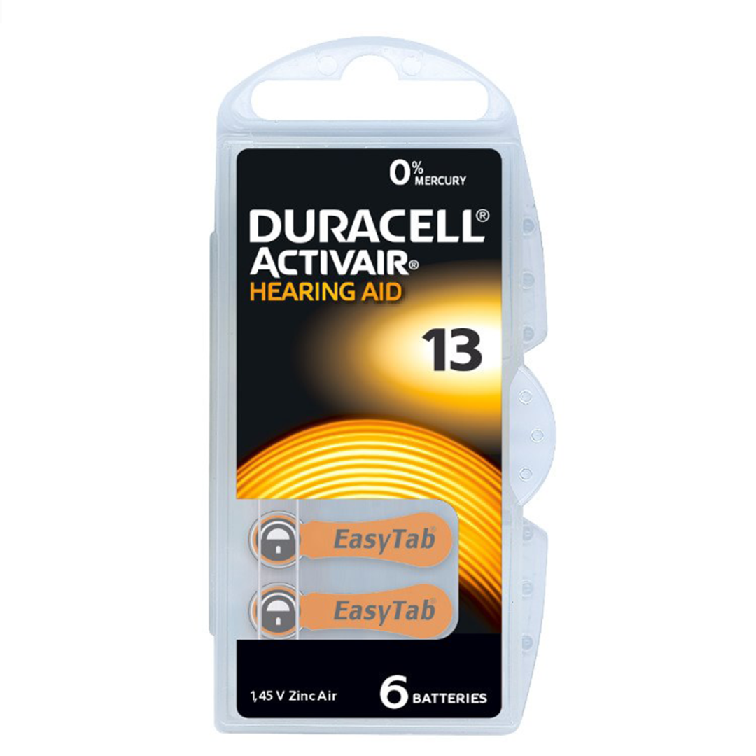 Duracell 13 1.45V PR48 Hearing Aid Batteries mybattery.in