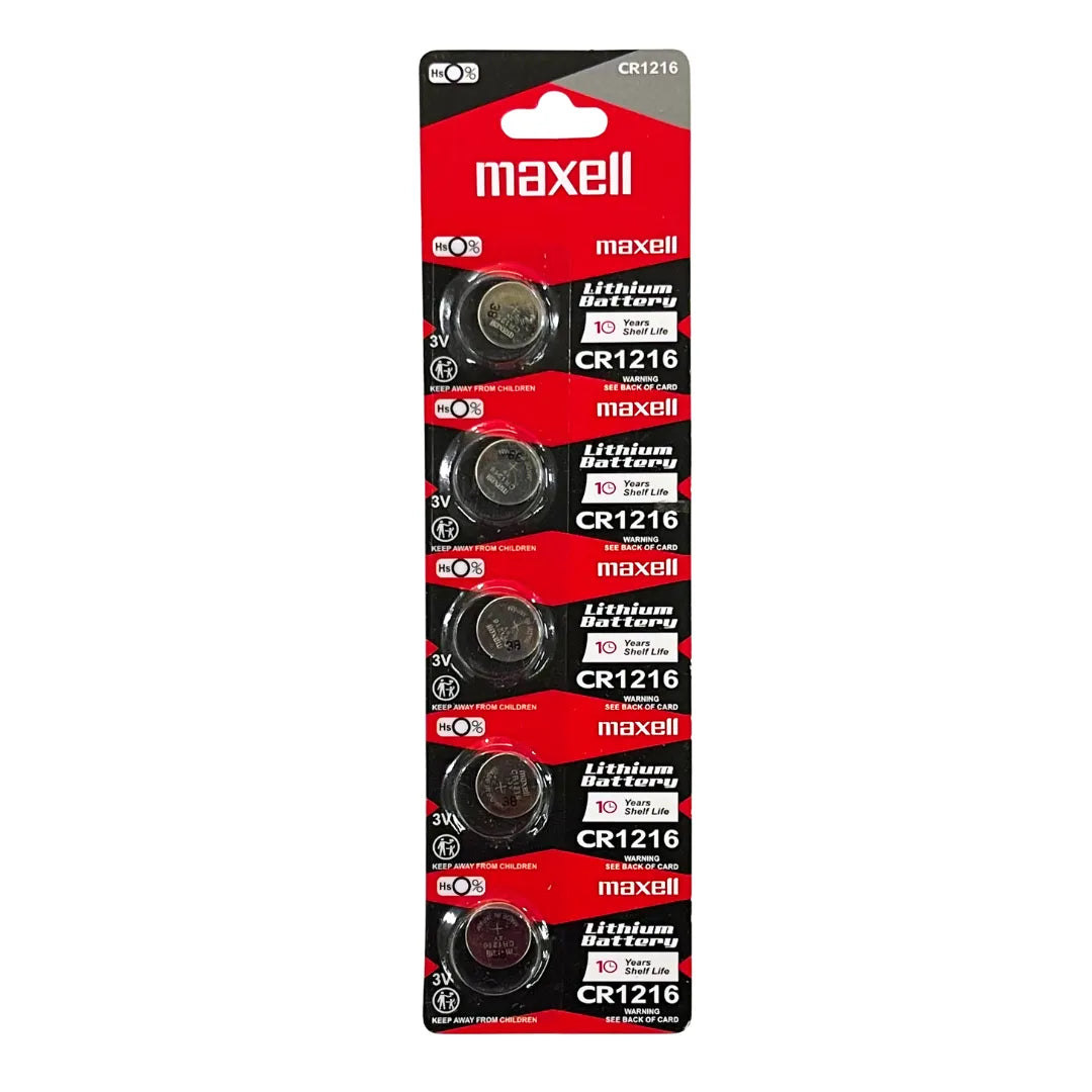 Maxell CR1216 Lithium Button Cell Battery