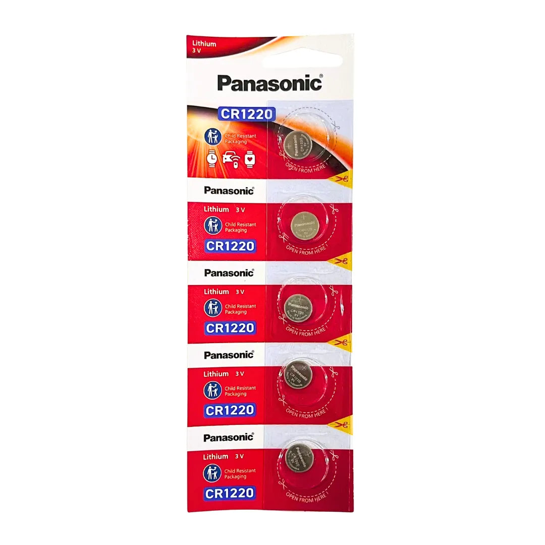 Panasonic CR1220 3V Lithium Coin Cell Battery