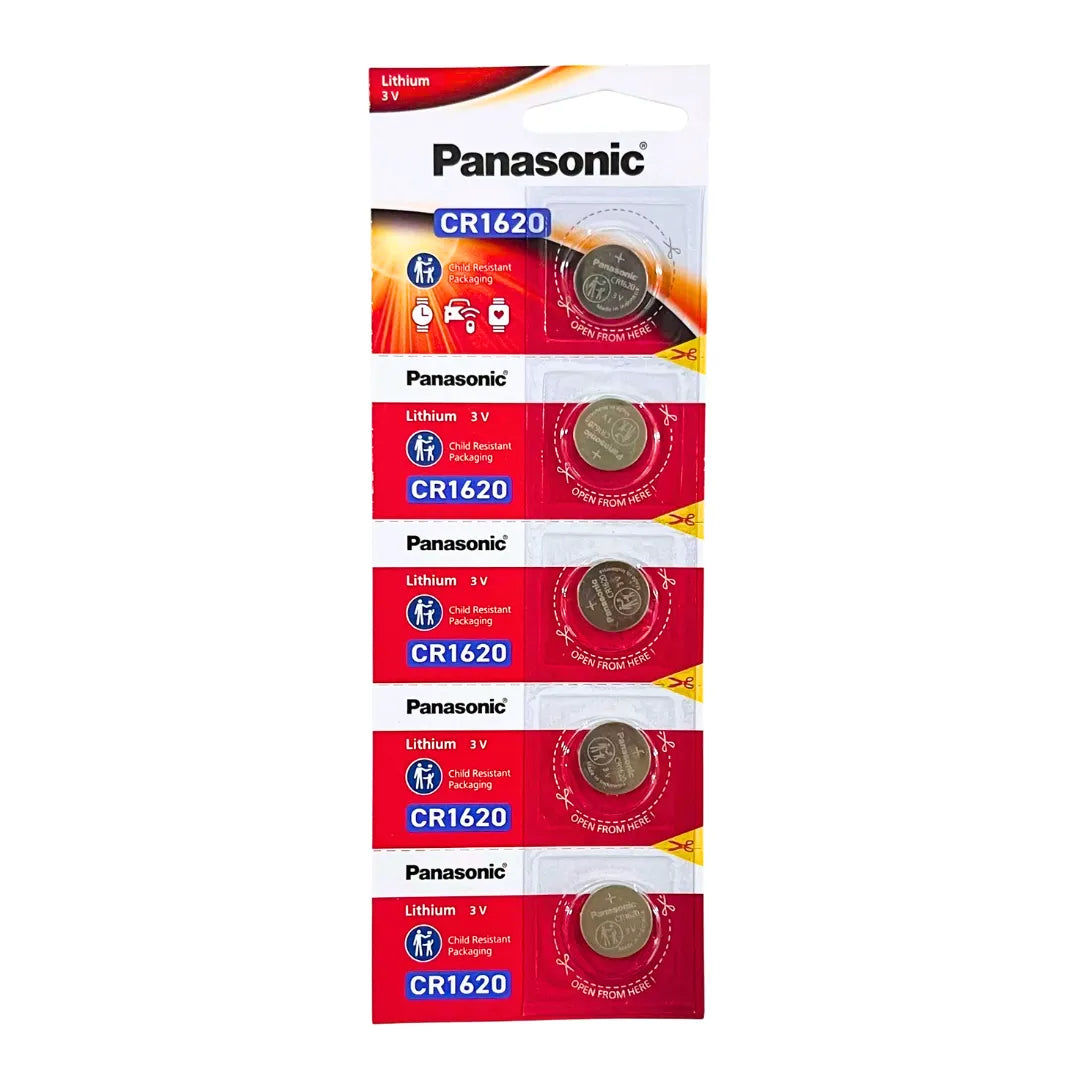 Panasonic CR1620 3V Lithium Coin Cell Battery