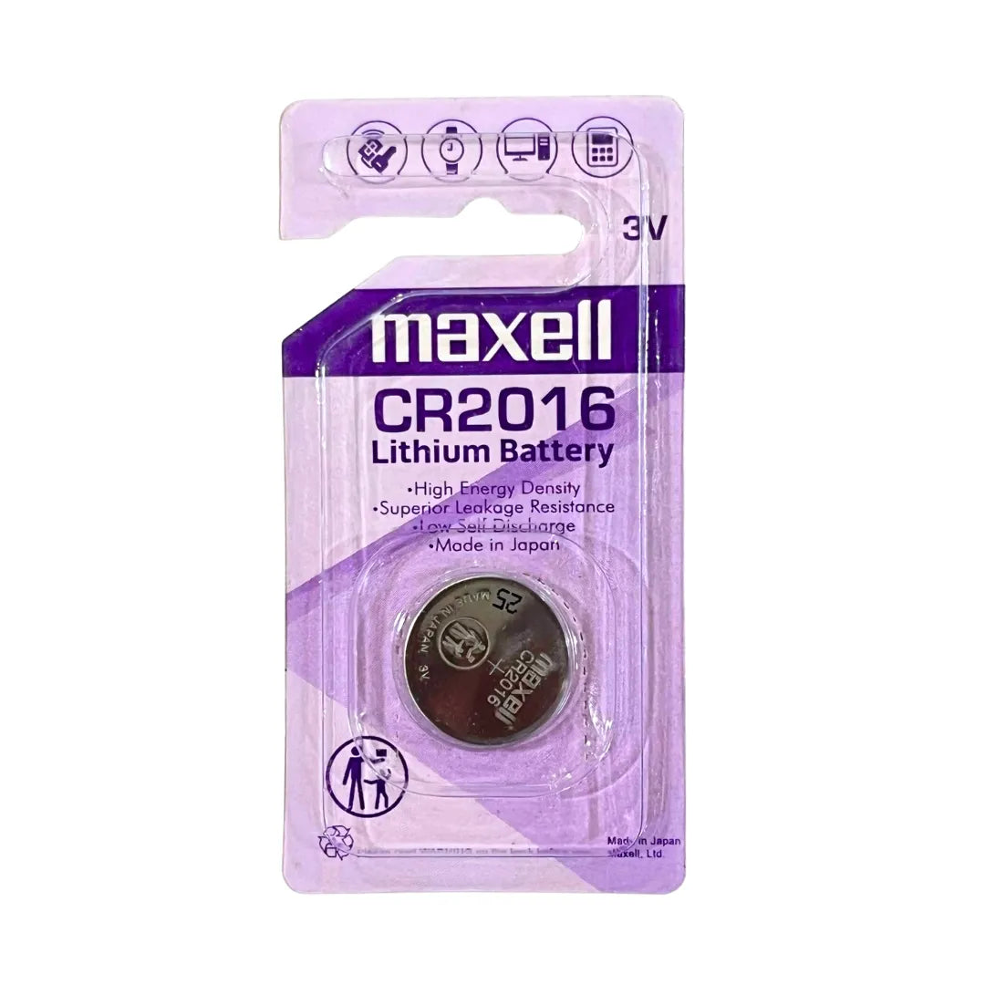 Maxell CR2016 3V Lithium Button Cell Battery