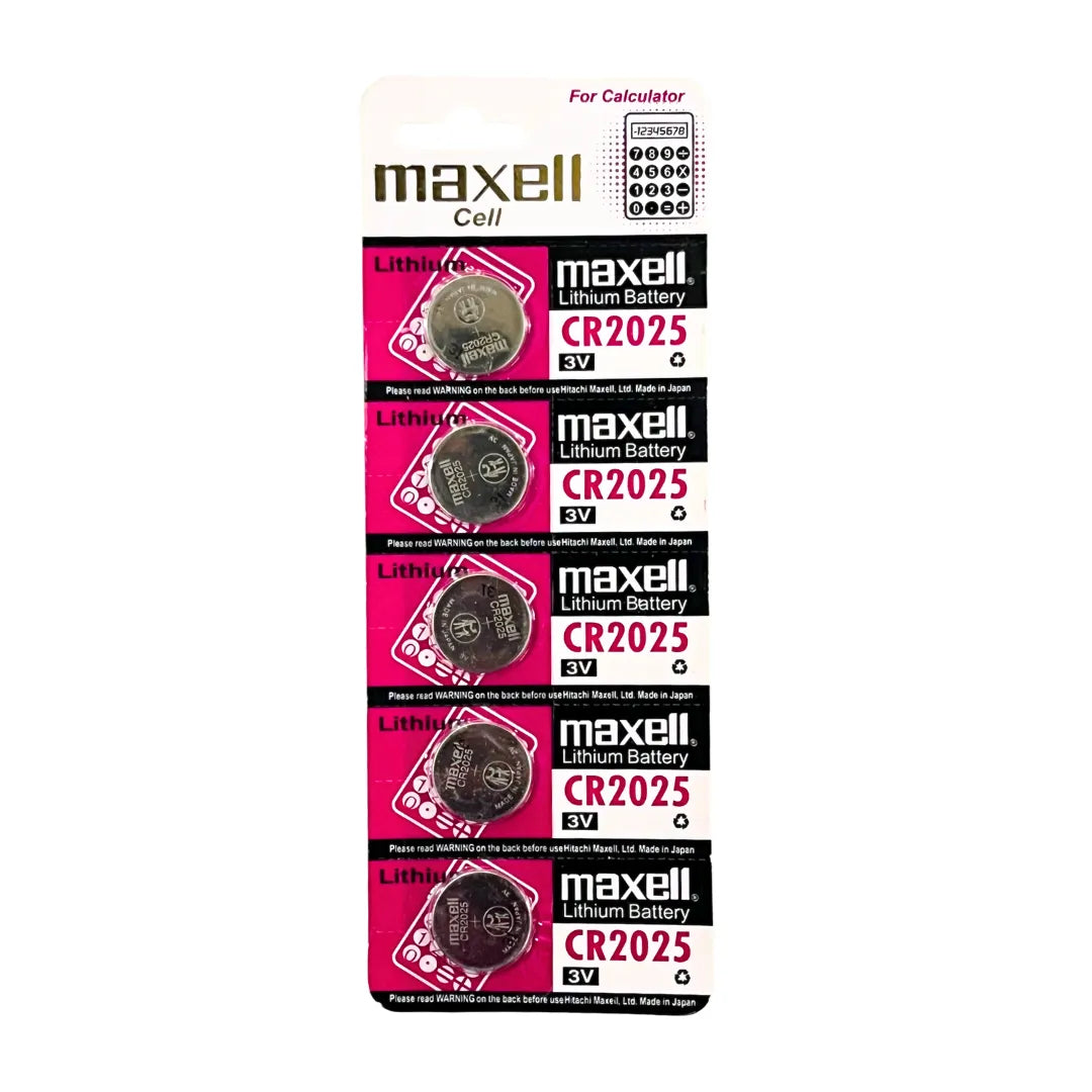Maxell CR2025 3V Lithium Button Cell Battery