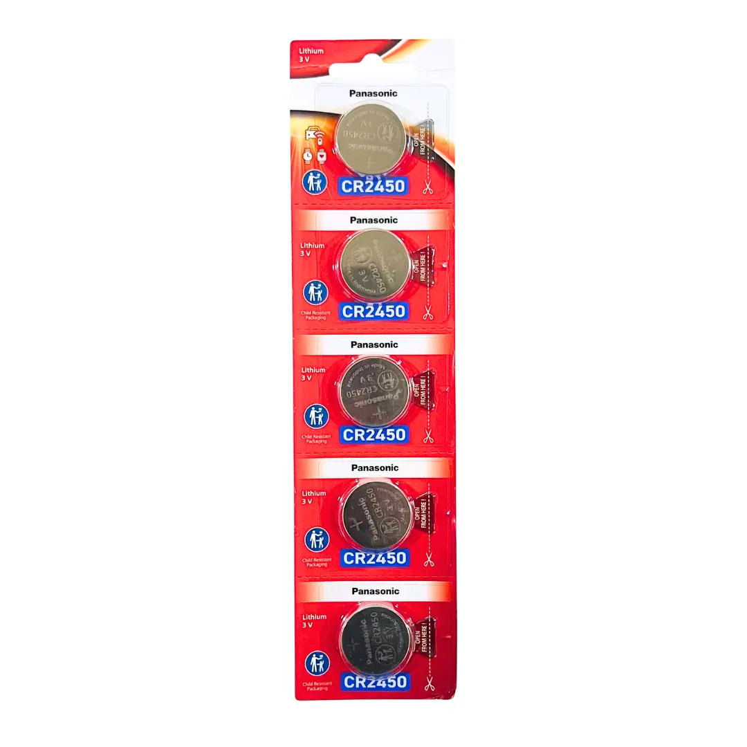 Panasonic CR2450 3V Lithium Coin Cell Battery