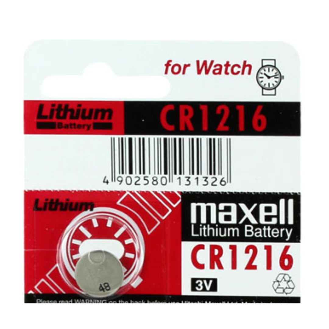 Maxell CR1216 Lithium Button Cell Battery BP1