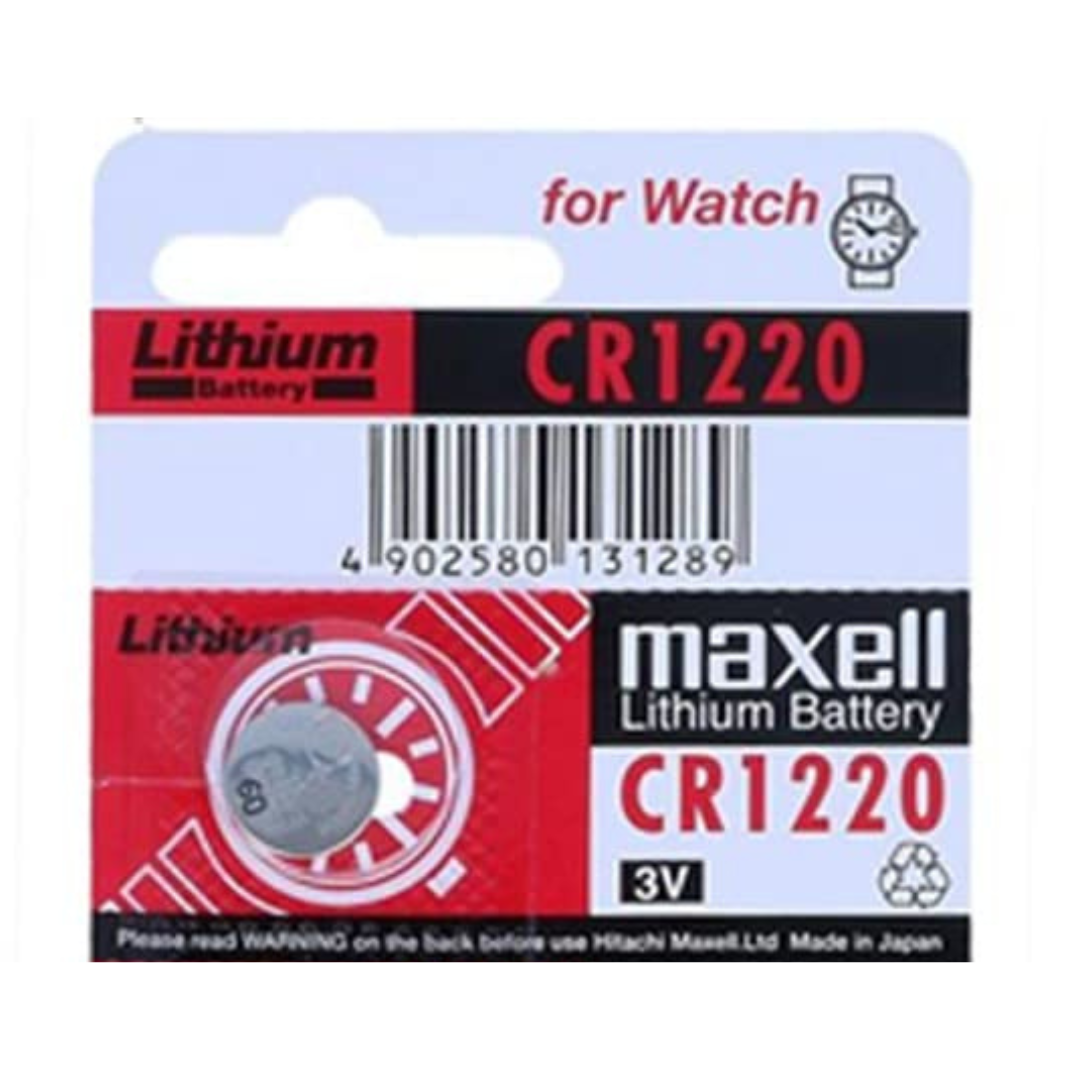 Maxell CR1220 Lithium Button Cell Battery BP1