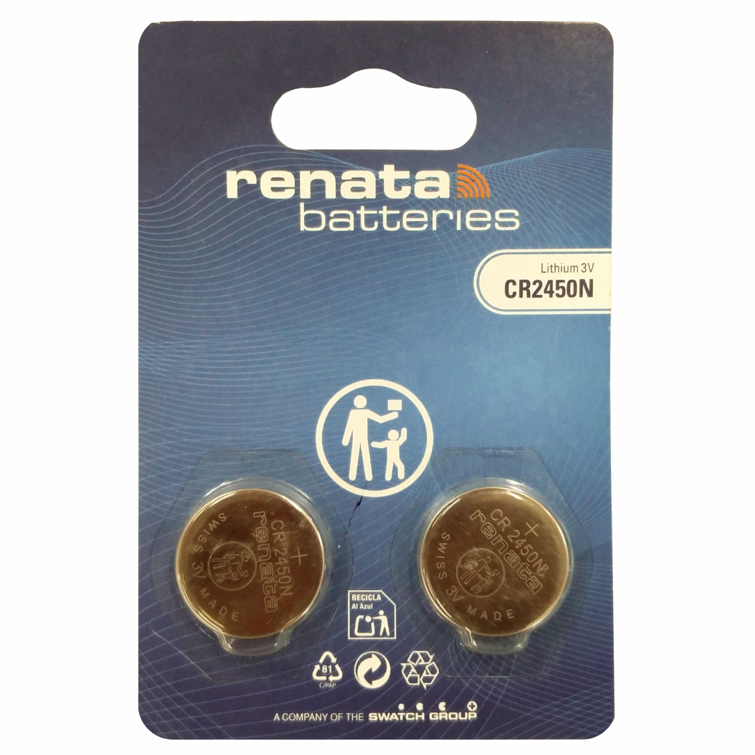 Renata CR2450N Lithium Coin Cell 3V 950mAh Battery