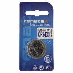 Renata CR2430 Lithium Coin Cell 3V 950mAh Battery - Pack of 1