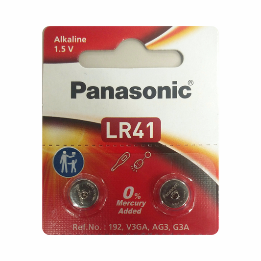 Panasonic LR41 Alkaline Button Cell Battery AG3 192 1.5V