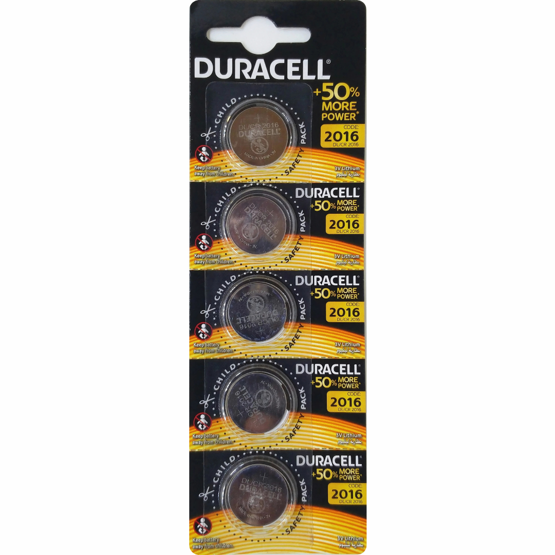 Duracell DL2016 lithium coin battery provides high-energy output for key fobs and health devices. Order online at the lowest price.