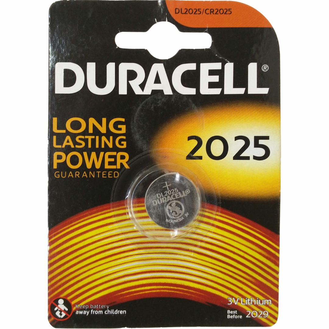 Buy Duracell DL2025 (CR2025) 3V lithium button battery for watches, key fobs, and fitness trackers. Best price online in India with fast delivery.