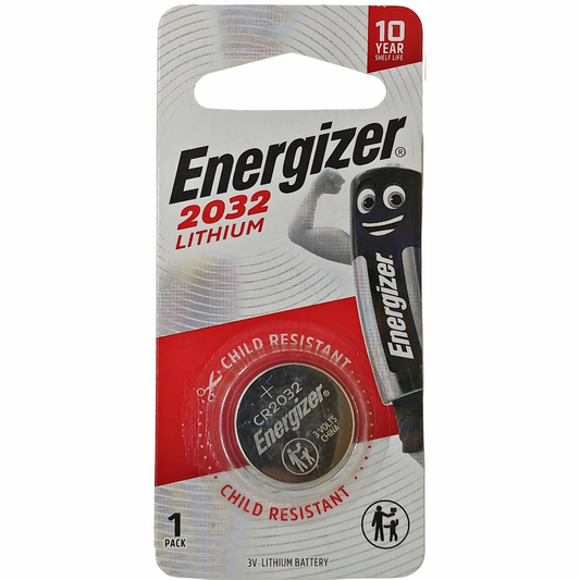 Energizer CR2032 lithium button cell battery – ideal for keyless entry remotes, medical devices, and electronic gadgets. Buy now.