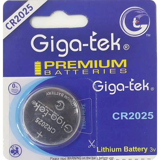 Shop Giga-tek CR2025 lithium battery for durable performance. Best price and fast delivery available.