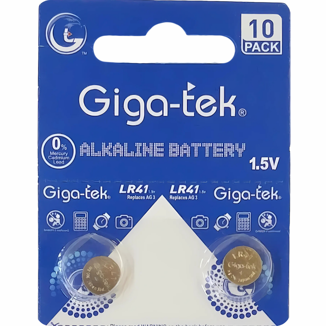 Shop Giga-tek LR41 AG3 battery for durable and efficient performance. Best deals available.