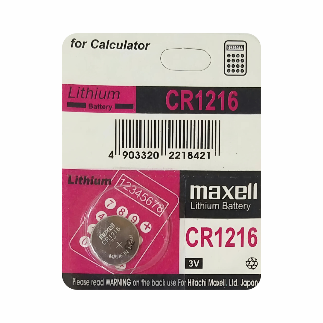 PKCELL CR1216 3V Lithium Button Batteries – 50-Pack – For Key Fobs, Watches, Remotes