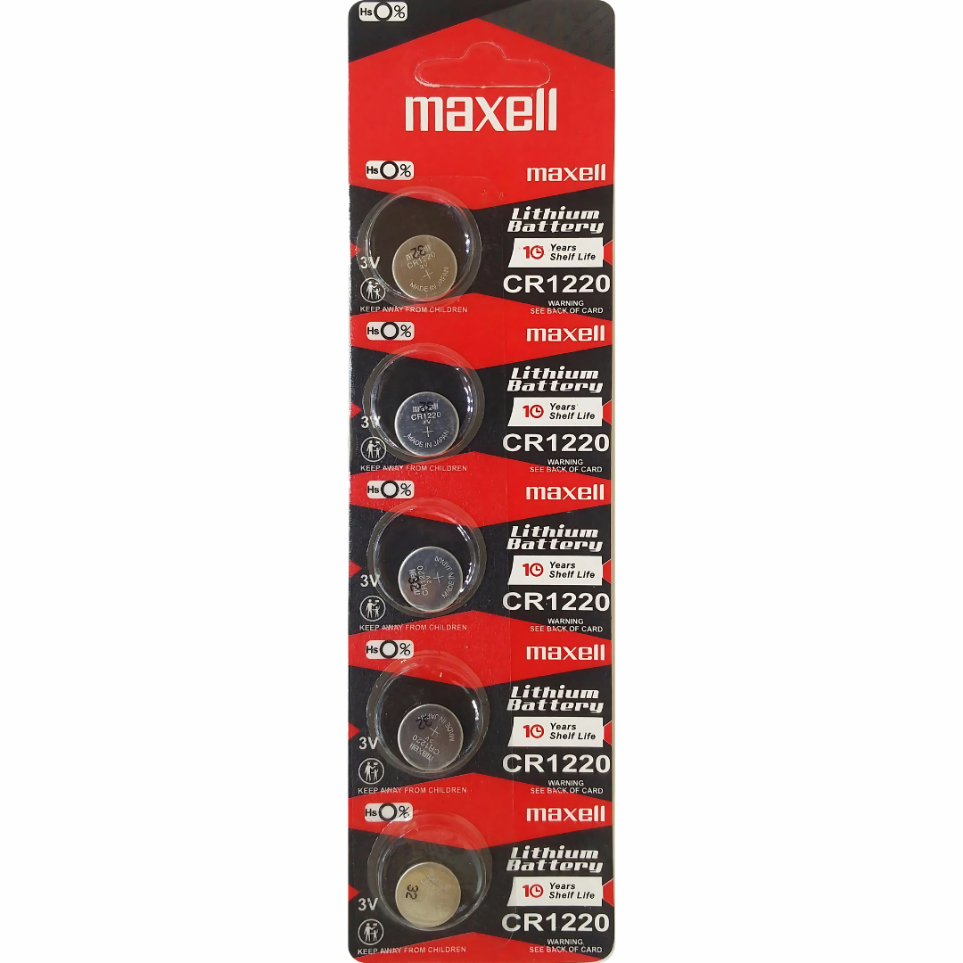 Shop Maxell CR1220 lithium battery for reliable performance. Best price available online.