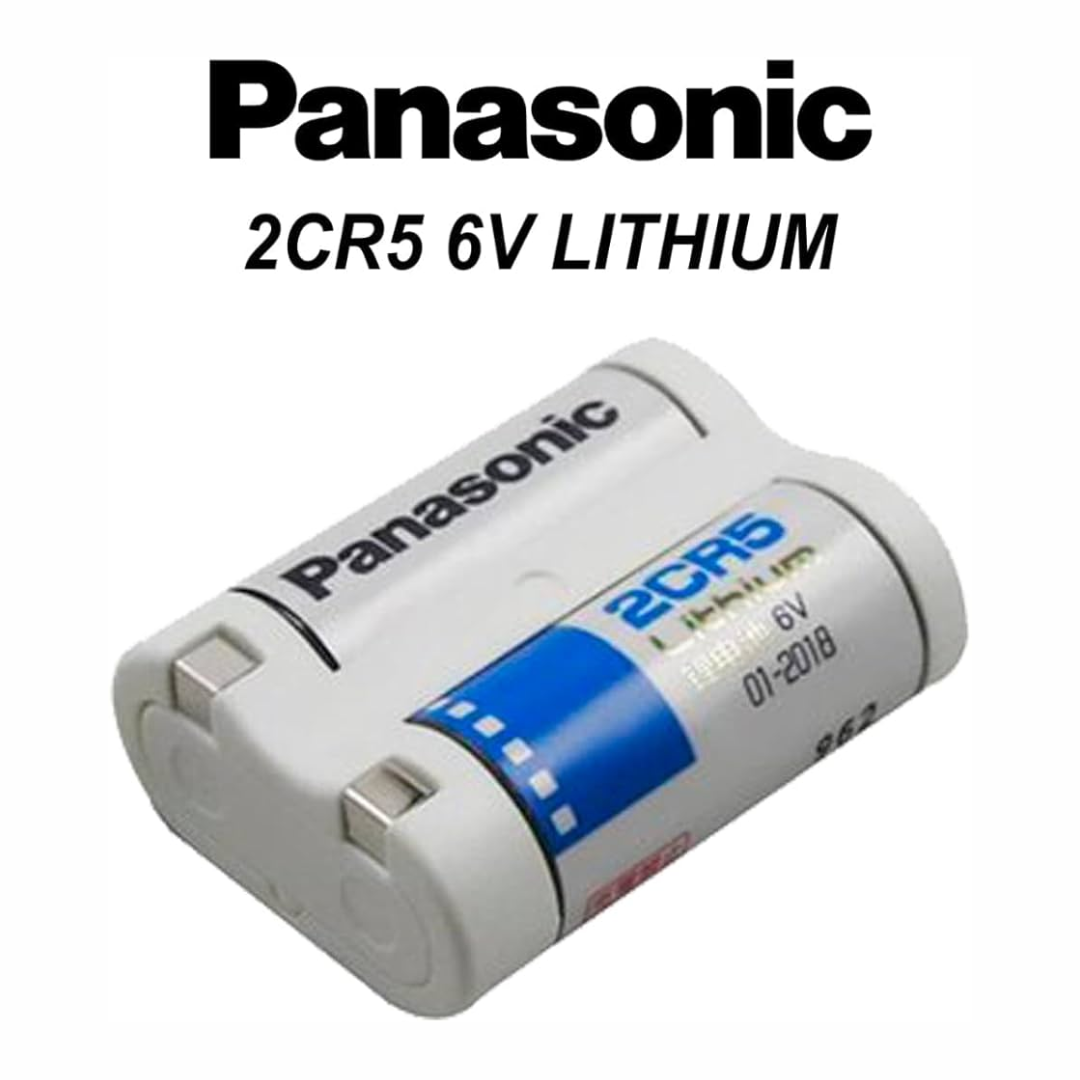 Buy Panasonic 2CR5 lithium 6V battery at the lowest price with secure checkout and quick delivery.