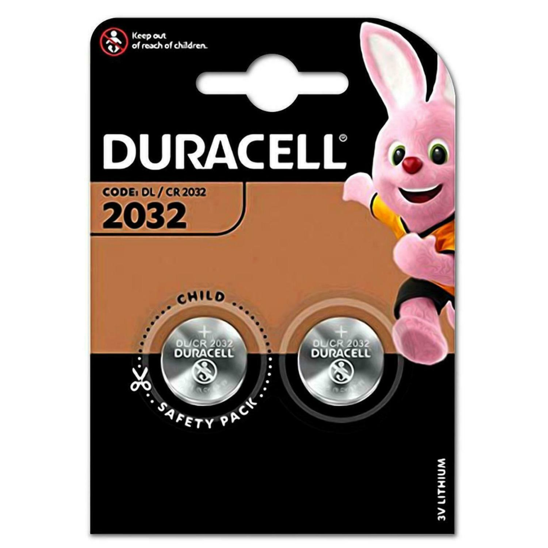 Duracell DL2032 (CR2032) Lithium Button Cell 3V Battery BP2