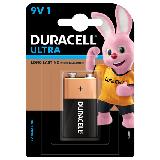 Duracell Ultra Alkaline 9V Batteries BP1