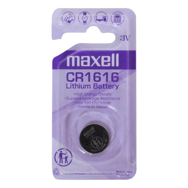 Maxell CR1616 Lithium Button Cell 3V Battery Pack of 1