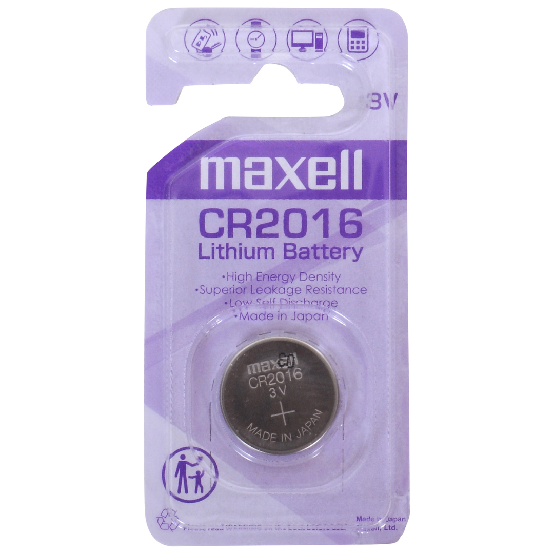 Maxell CR2016 3V Lithium Button Cell Battery BP1