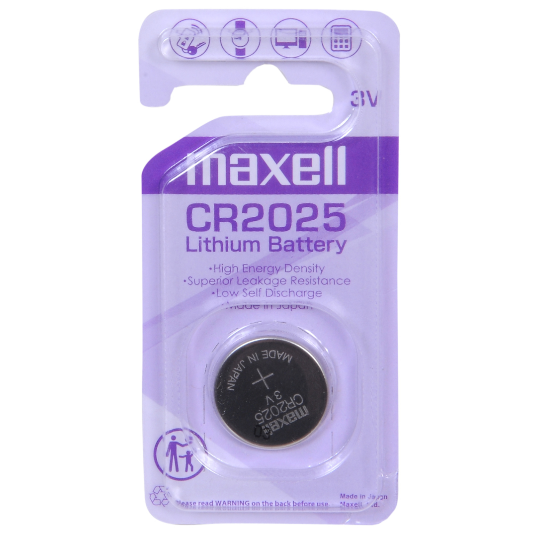 Maxell CR2025 3V Lithium Button Cell Battery BP1
